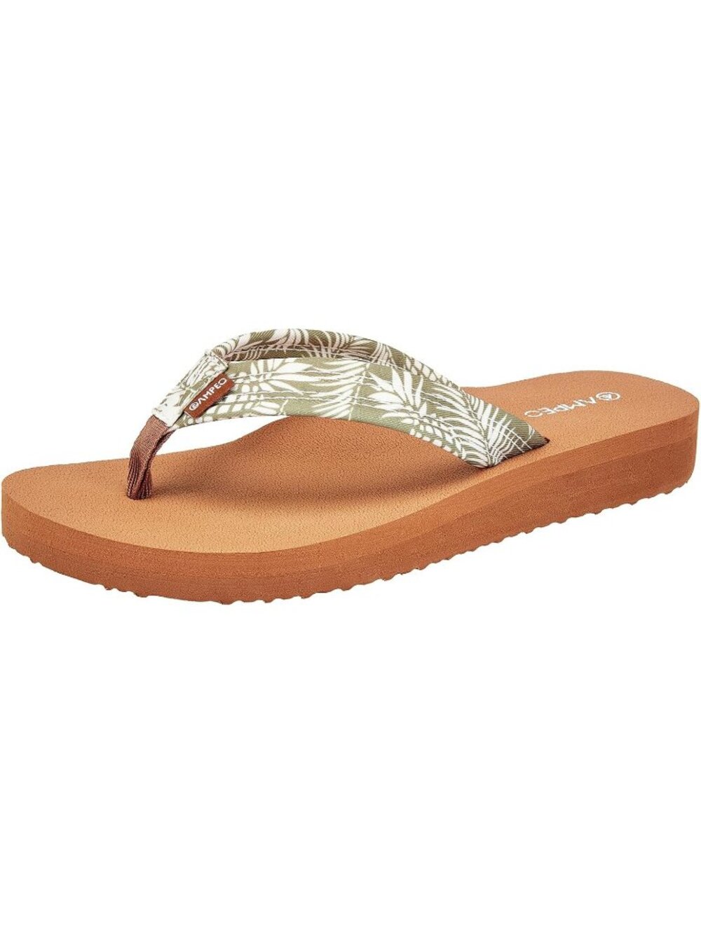 Women's Floral Pineapple Leaf Comfortable Flip Flops Summer Beach Thong Sandals